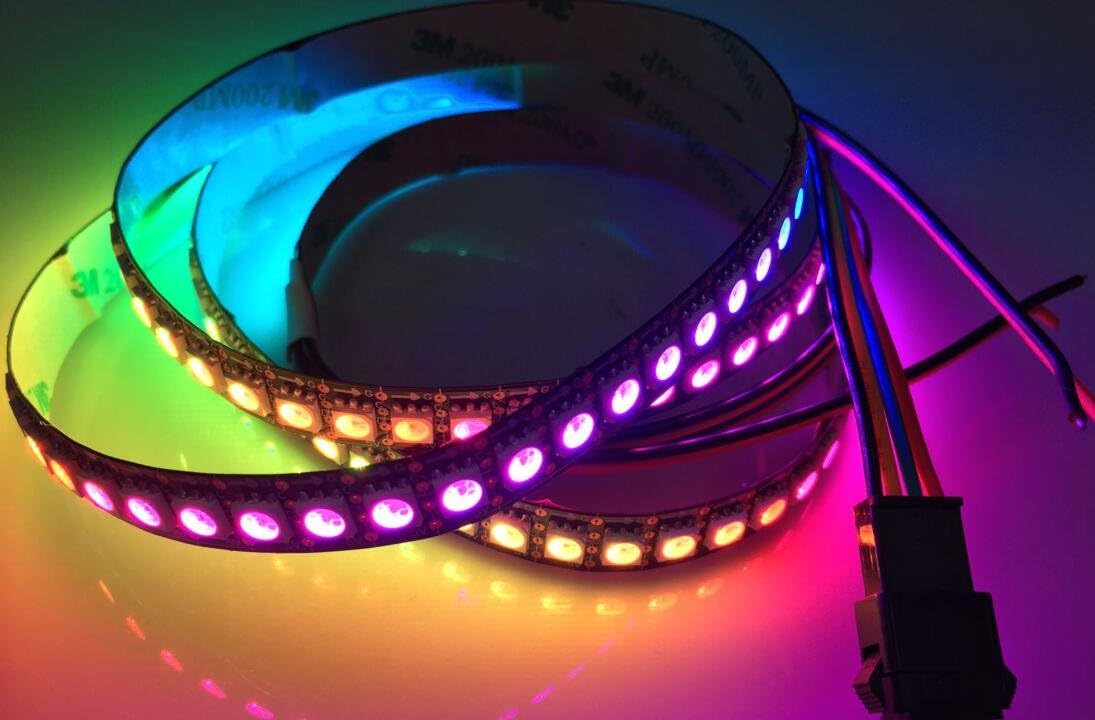 1M 5V APA102 144 LEDs/M PCB Pixels LED Strip Nonwaterproof IP30 Led Digital Strip Individual Addressable APA102C (Black PCB)