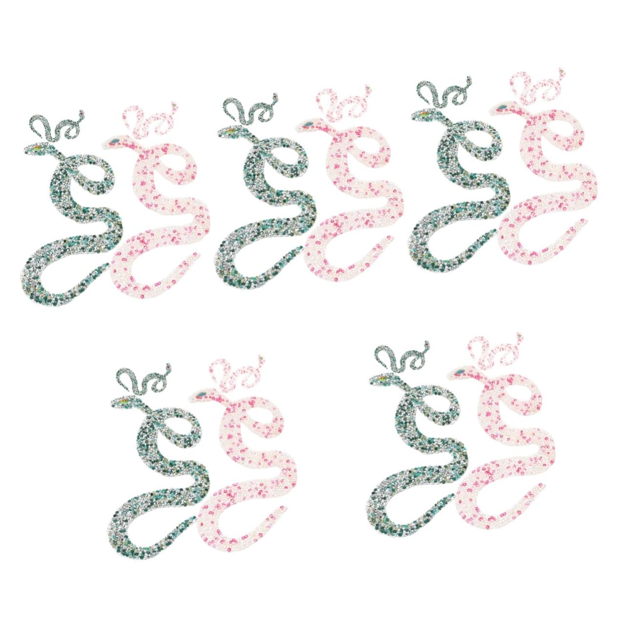 NUOBESTY 20pezzi Toppe Adesive Applique Termoadesive Per Abbigliamento Decorazioni Per e Accessori e