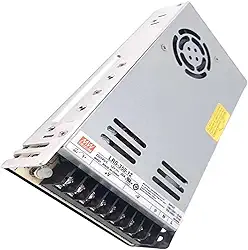 Mean Well 350W Fonte De AlimentaçãO Cc De SaíDa úNica Com ComutaçãO VariáVel 12V 29A, (LRS-350-12 12V/29A/348W/Single Supply)