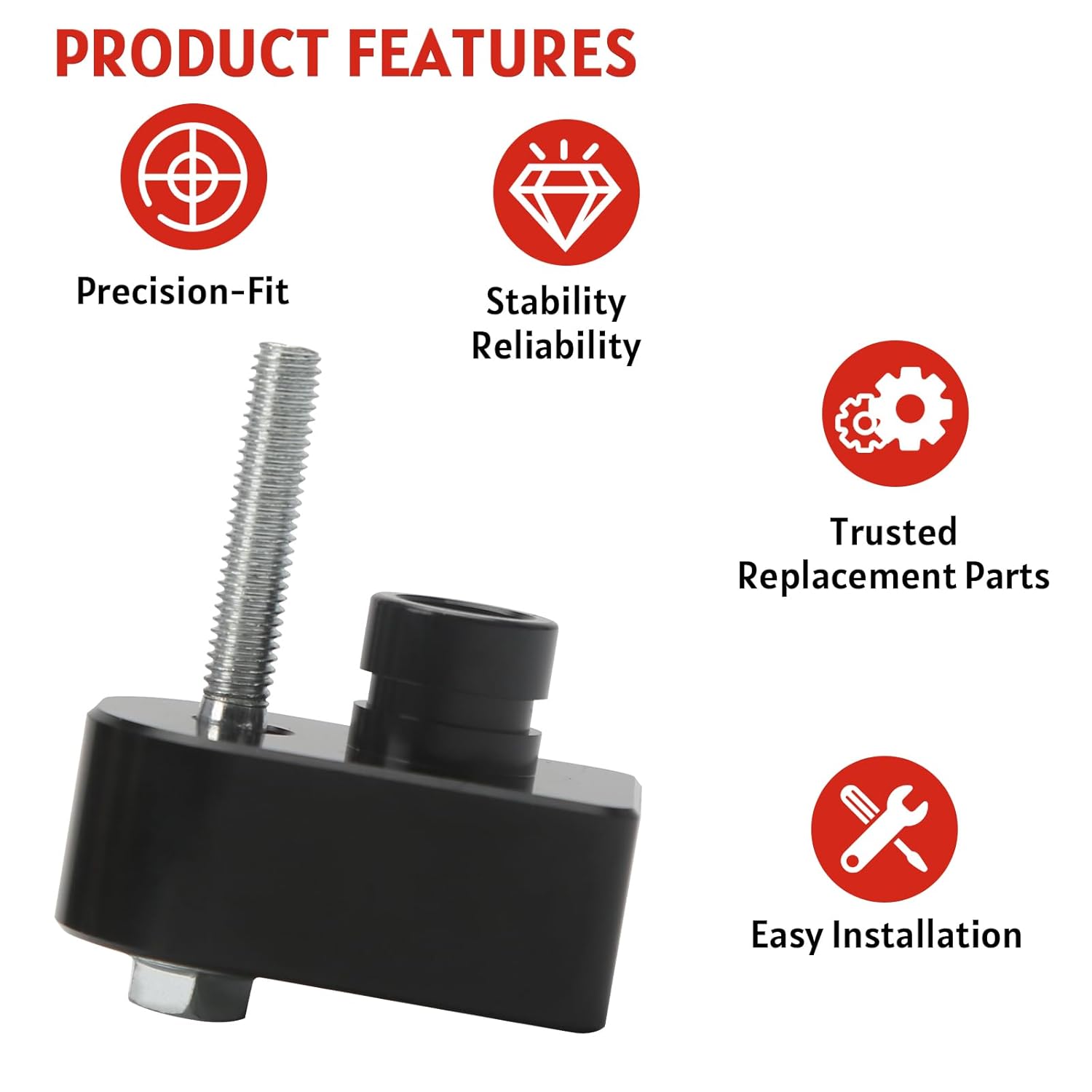 Intake Air Temperature Sensor Spacer with MAP Sensor Kit Compatible with Ford F250 F350 Super Duty 2011-2019 6.7L Diesel Replace# BC3Z-9F479-A BC3Z-9F479-B BC3Q-9F479-AD