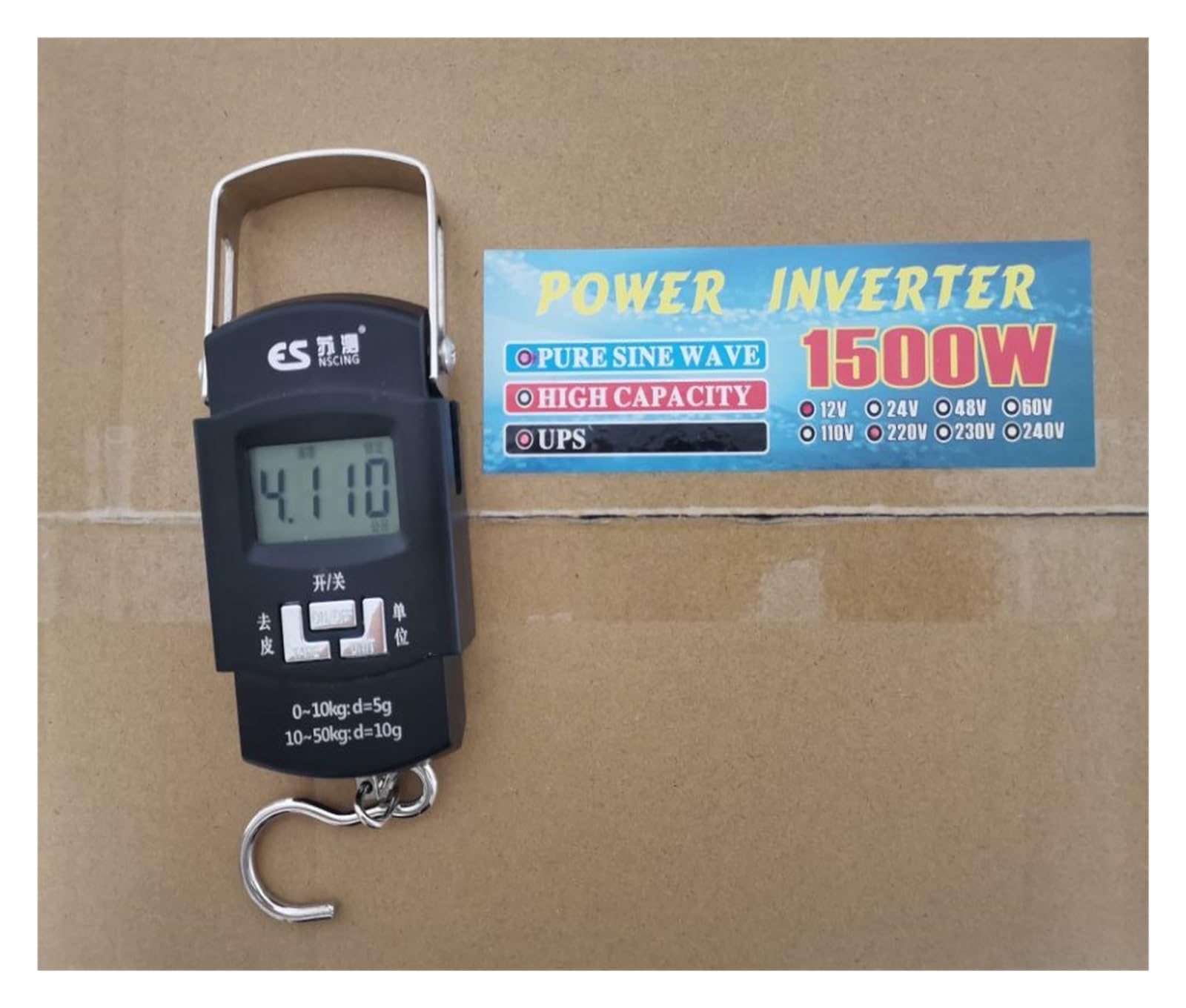 Inversor de Onda sinusoidal Pura de Potencia 3000W 1500W 12V 110V 60HZ(50HZ,24V-220V)