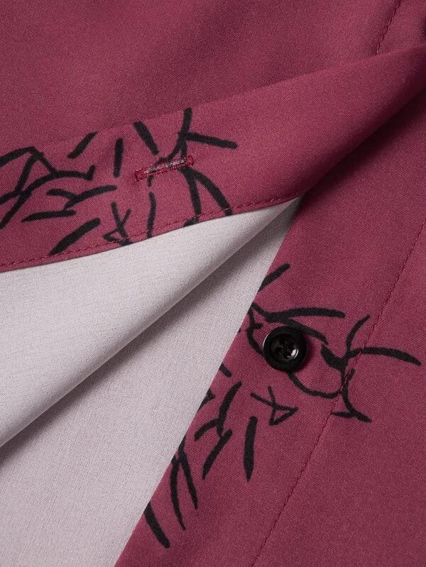 Image of Men's Lycra Digital Print Casual Shirt