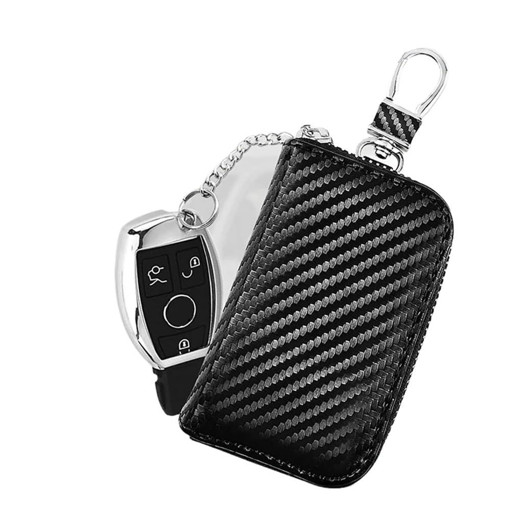 FDEFIRTFG Faraday shielding box, Signal Zipper Bag Faraday Car Key Case Shielding Box Fob GPS Blocking