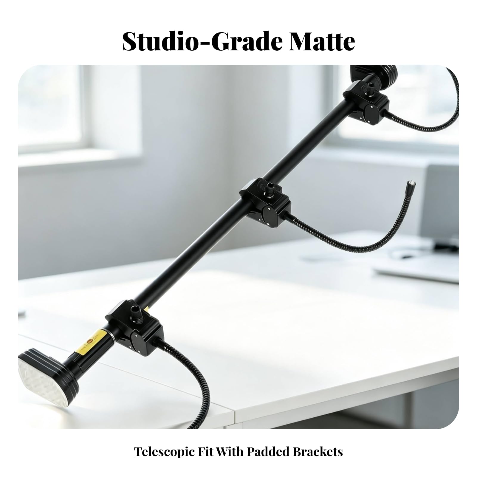 Colgador Puerta con Telescópica Ajustable sble para Arrendatarios, 80-170cm