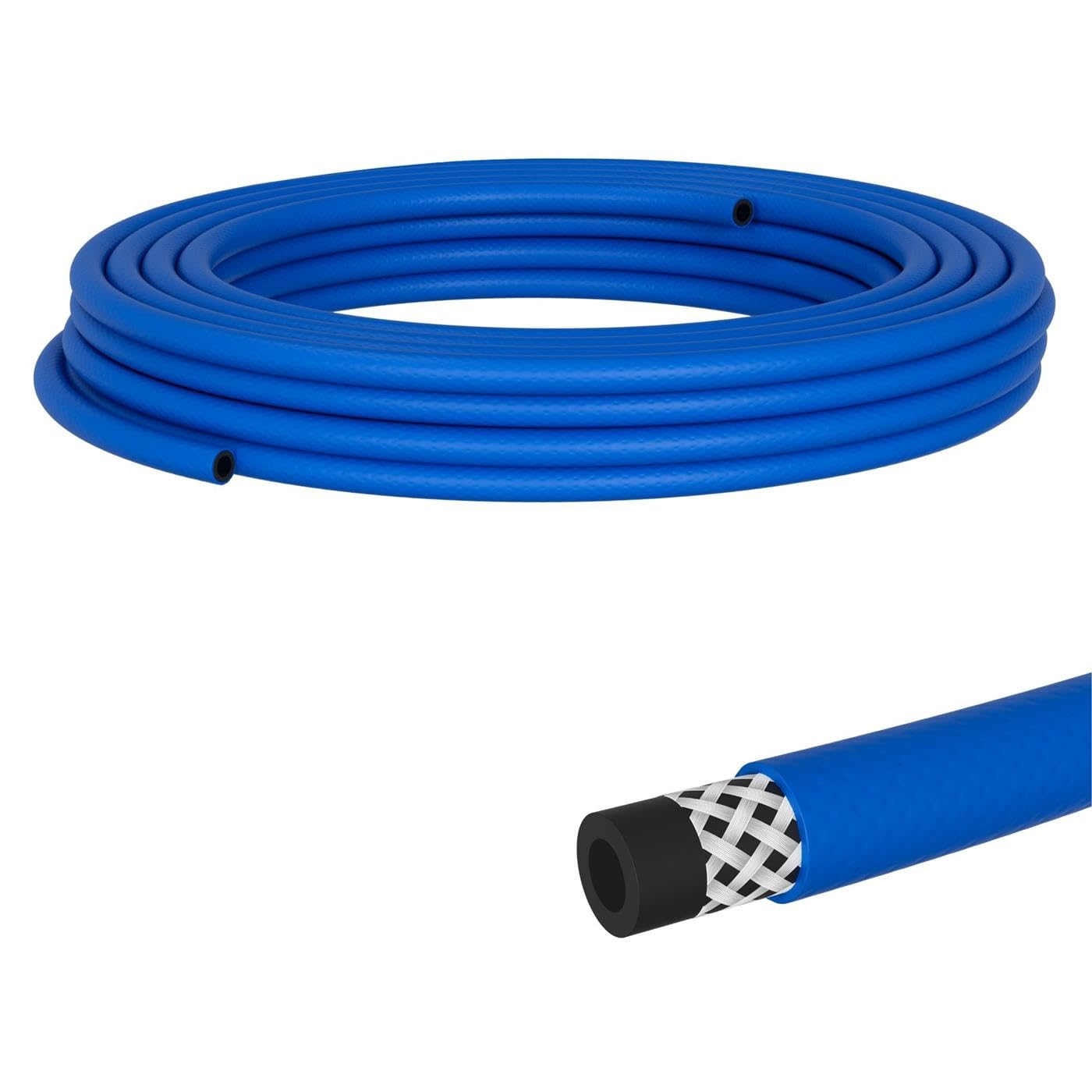 Tuyau d'air comprimé anti torsion Lumonic flexible PVC 10m