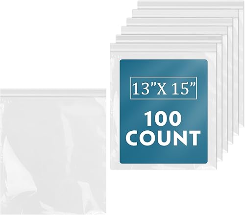 Miniatura 10 de iMailer - 100 Count - 5" x 7" Small Zip Bags - Clear Reclosable Zip Plastic Poly Bags 2 Mil with Lock Seal Zipper for A2 A4 A6 Cards & Envelopes,
