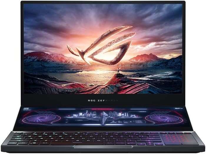 ASUS ROG Zephyrus Duo GX550LXS Ultra-HD (4K) 15.6" Gaming Laptop (Intel Core i9-10880H, NVIDIA GeForce RTX 2080 Super 8GB, 32GB RAM, 2TB M.2 NVMe PCIe 3.0, WiFi 6, Windows 10 Pro)