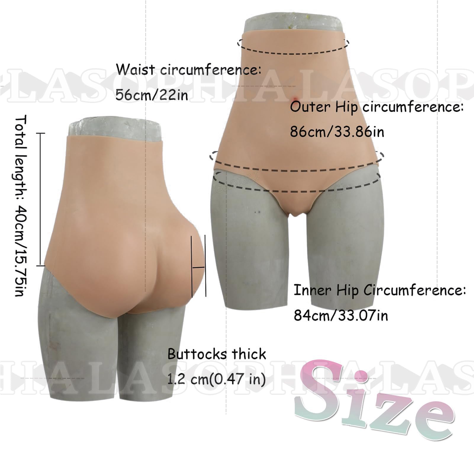 Damskie Silikonowe Majtki Z Wysokim Stanem FałSzywy TyłEk Niewidoczne Bokserki Podnoszenie Hip Enhancer Majtki ModelująCe dla Drag Queen