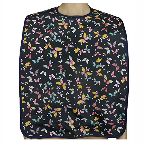 Nicedier-Tech Bavoir étanche avec ramasse-miettes pour adultes et personnes âgées