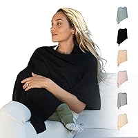 Vista 10 de 100% Algodón - Manta de Lactancia Transpirable para Amamantar - Cubiertas de Lactancia para la Privacidad - Artículos Esenciales para la Lactancia