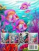 Beneath the Waves: Coloring the Depths of the Sea - An Adult Coloring Book Featuring Tranquil Marine Adventure in Artistic Ocean Scenes #1