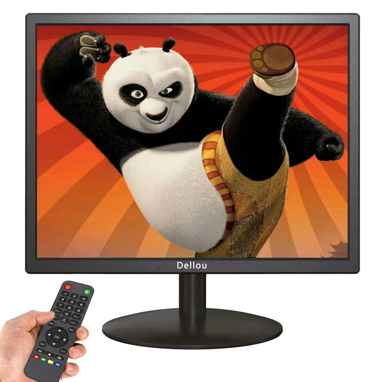 17 pollici Monitor di sorveglianza Monitor CCTV telecamera monitor | Multifunzionale interfaccia BNC, HDMI, AV, VGA, USB, PC ingresso Monitor del computer LCD Monitoring 1280x1024 Full HD