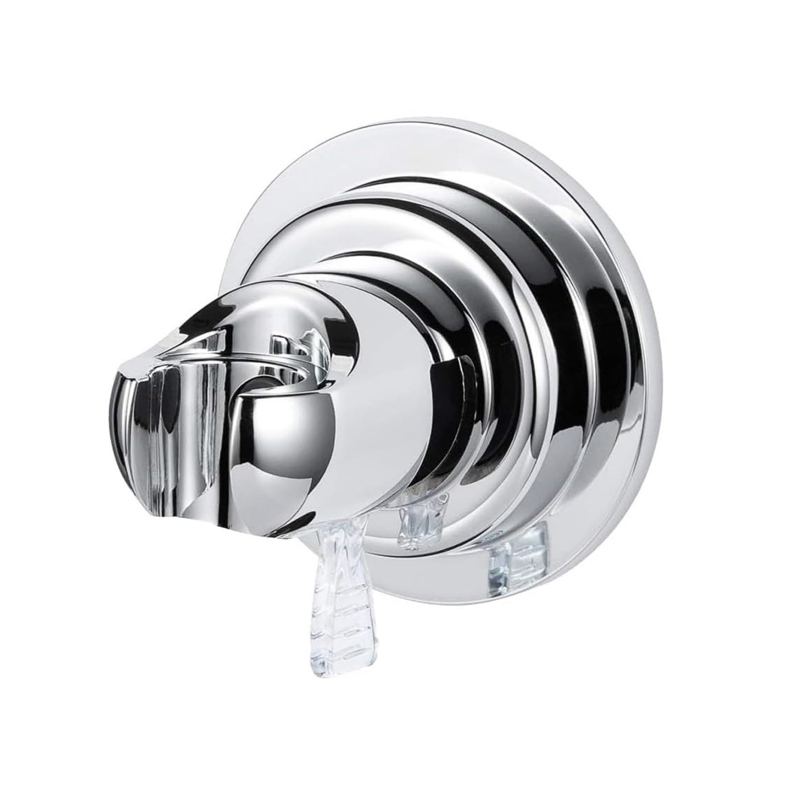 Bottone Shower Hook Quick Releases Shower Mount for Renters Drillless Adhesive Installation on Smooth Textured Wall Nonrust Steel Organizers
