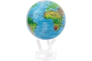 4.5 Inch Educational Relief Map Desktop Globe
