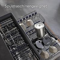 Siemens Isolierter Milchbehälter TZ80009N, FreshLock Deckel, Platzsparend, 0,5 L, Edelstahl, Weiss – Ansicht 3