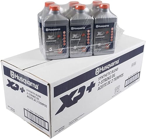 24pk OEM 12.8oz Bottle Husqvarna XP 2 tiempos 2 ciclos Estabilizador de combustible de aceite de motor 501 Rendimiento profesional