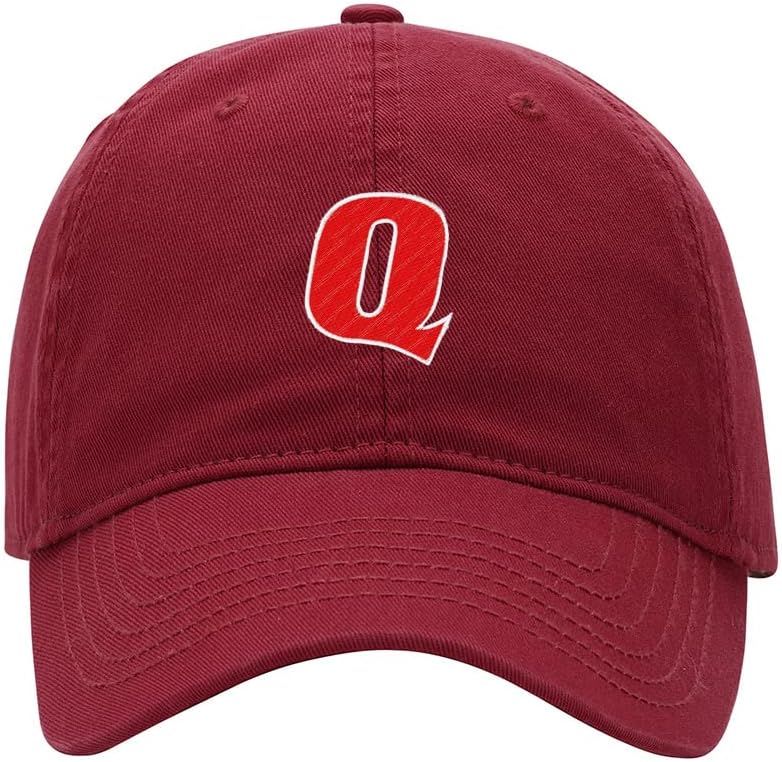 Baseball Cap Men Handsome Letter Q Embroidered Washed Cotton Dad Hat Baseball Caps