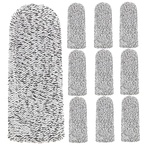 Yardenfun 10 piezas Protector Pulgar Anticorte Mangas Resistentes Seguridad para Cocina Manualidades Jardinería