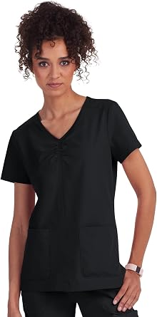 KOI Planet Enik Womens 2-Pocket Eco-Friendly Scrub Top