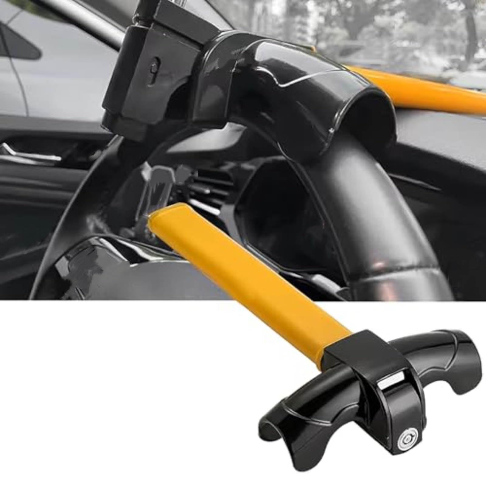 Serrure de Volant pour MG ES5 2025-, Serrure de Volant Dispositif de Blocage Canne Antivol Voiture Accessoires