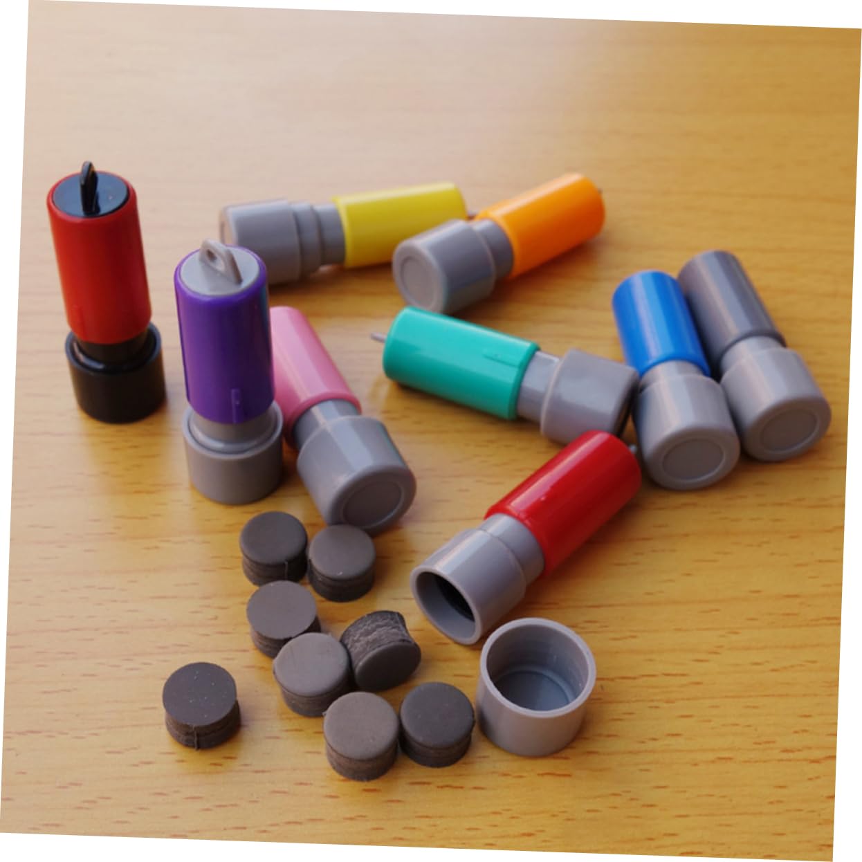 Angoily 5 Set Timbri Te Per Incisione Timbri Per Creazione Personalizzati Design Per Progetti Diy E Regali Festivi 10 Pezzi*5