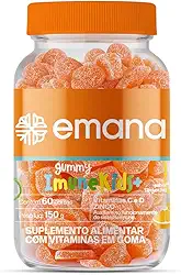 Imunekids, Suplemento Infantil em Gomas, Gummy Imunidade, Sabor Tangerina, 60 Gomas