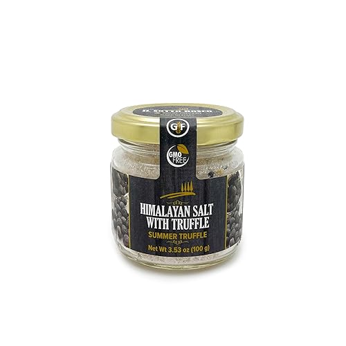 SOGNO TOSCANO Sal de trufa negra con 5% de trufas negras secas, vegana, para cobertura o condimento para condimentos, condimento especial para una