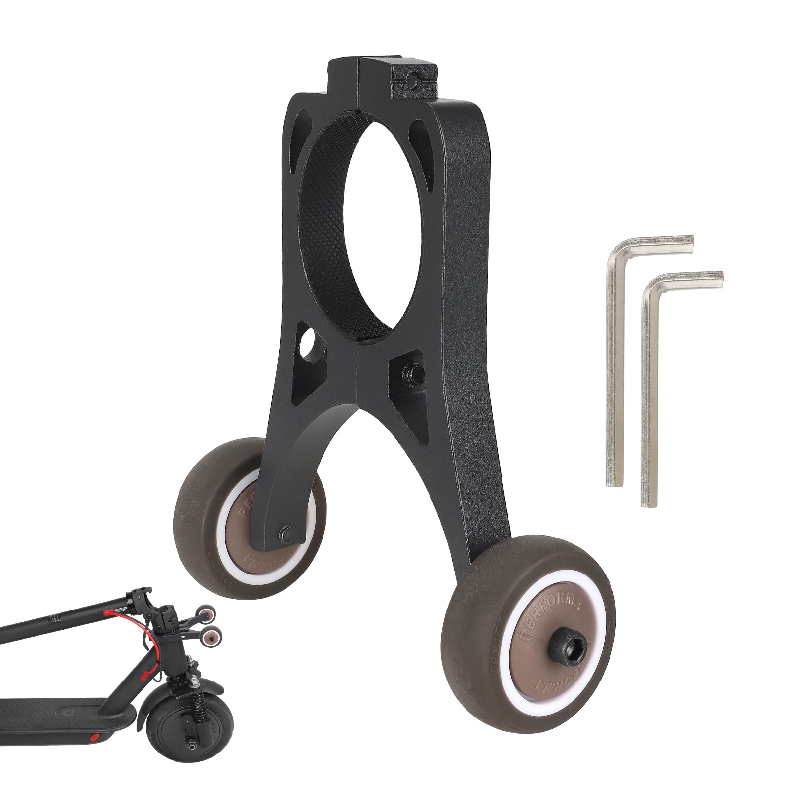 Ulip Support pliable pour scooter électrique Xiaomi M365 1S Pro Pro 2 - Pour roue auxiliaire Xiaomi 3/4 Lite