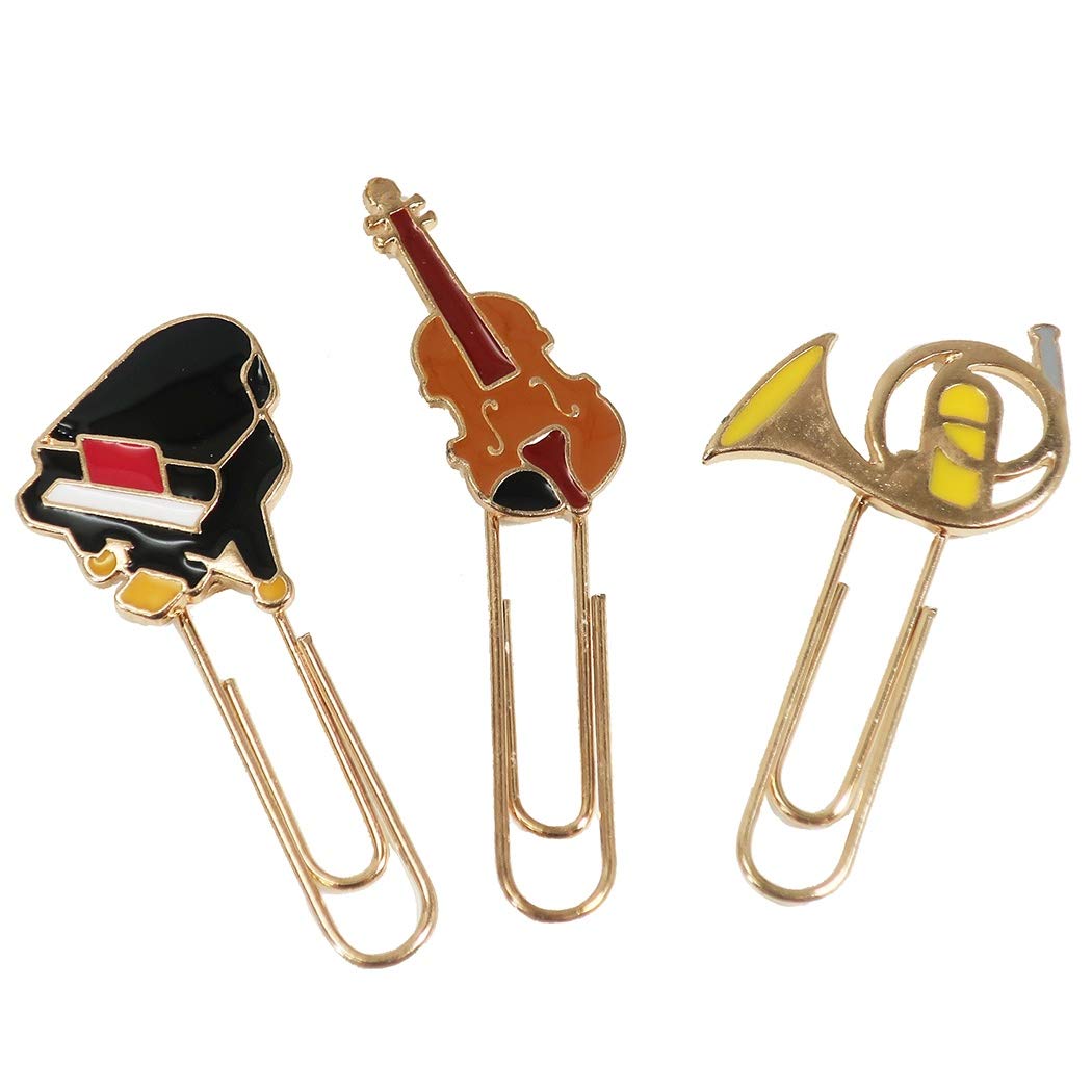 Amazon | カミオジャパン クリップ ダイカット 大人の図鑑 楽器 24610