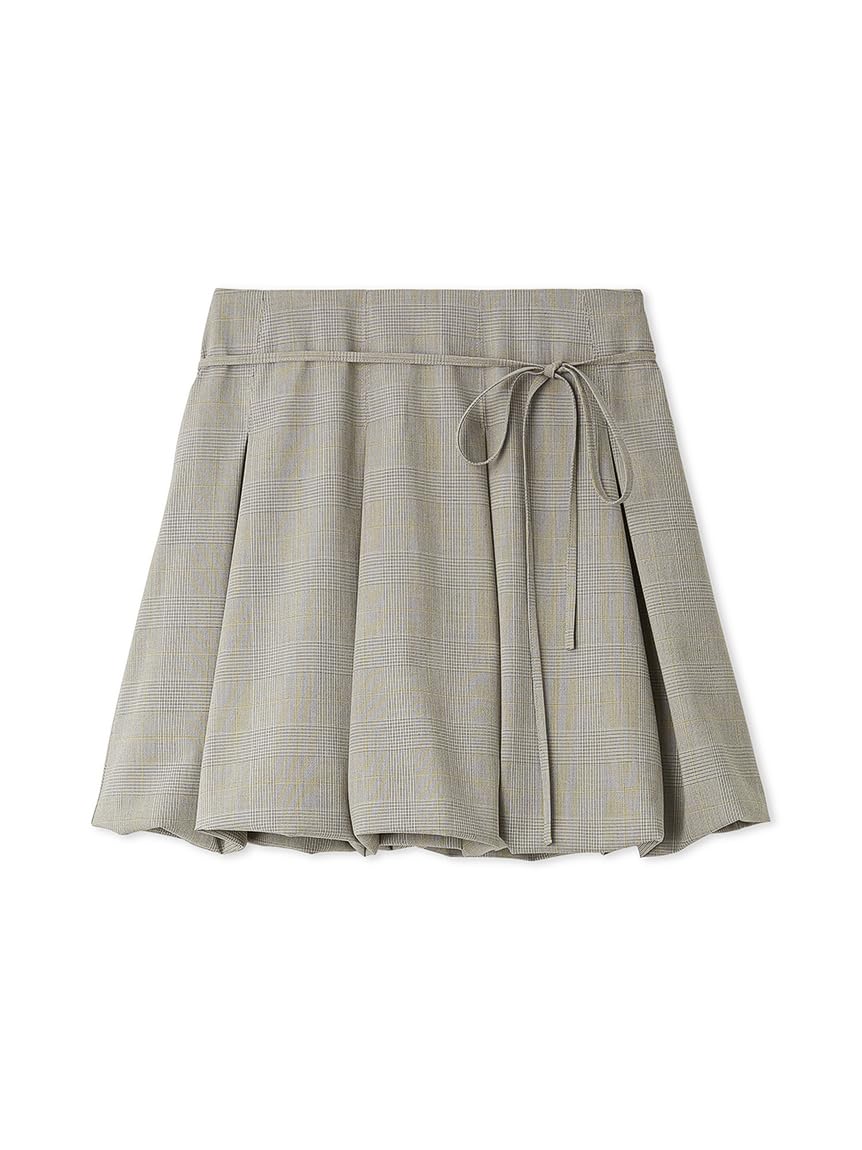 美品 DRIES VAN NOTEN リネンポリエステル タックバルーンスカート 美品 DRIES VAN NOTEN リネンポリエステル タックバルーン
