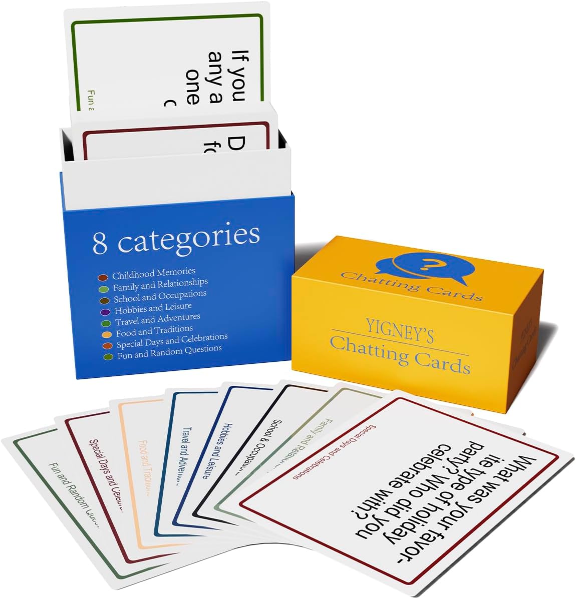 Amazon.com: Yigney Conversation Cards for Seniors Alzheimer Products ...