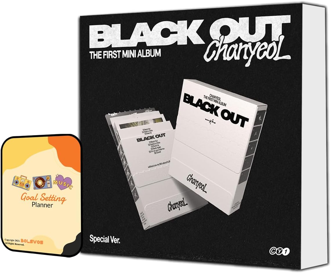 CHANYEOL (EXO) Black Out Album [Special Ver.]+Pre Order Benefits+BolsVos Exclusive K-POP Inspired Digital Merches