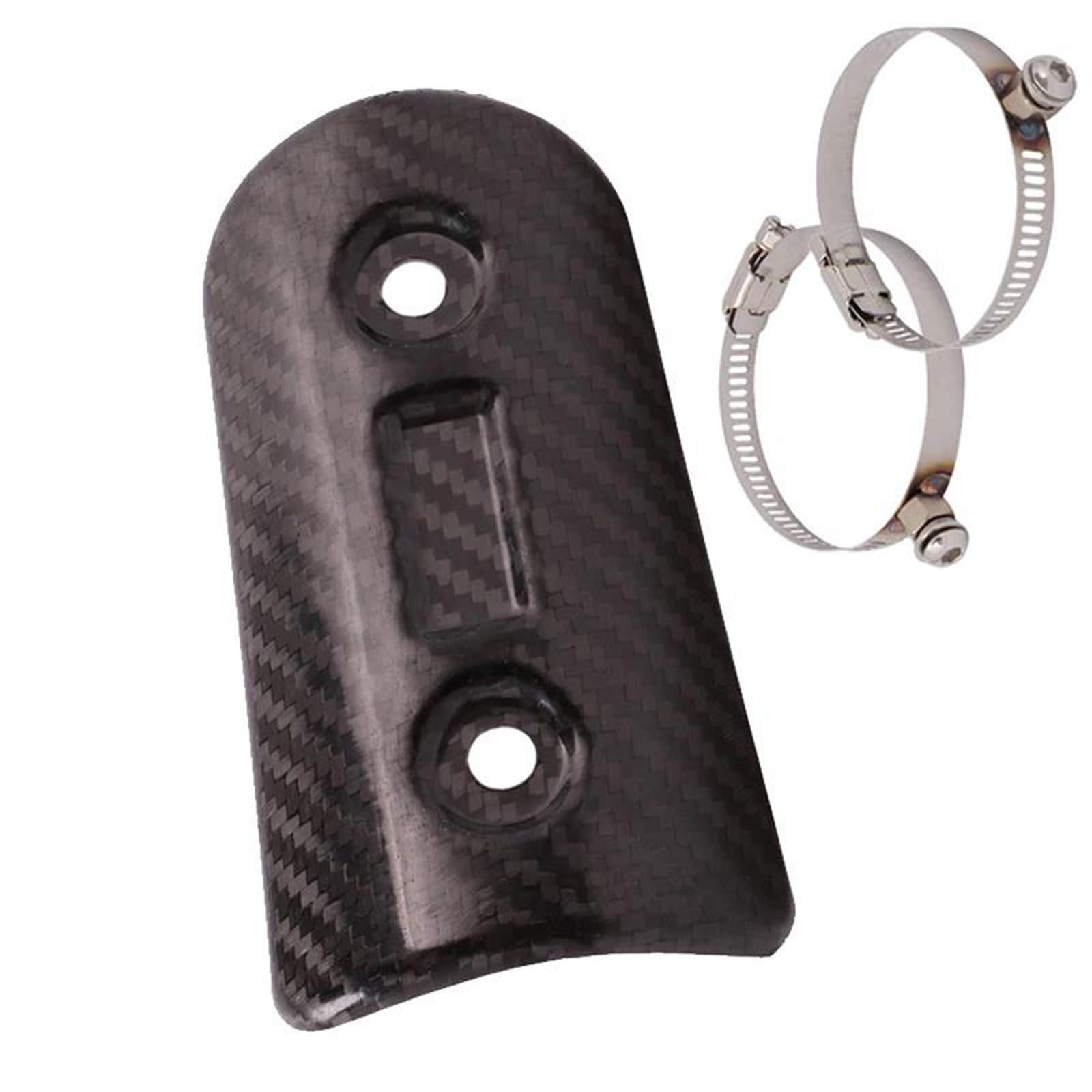Silenciador De Escape Universal para Motocicleta, Cubierta Protectora Calor Fibra Carbono para Tubo Moto GP para