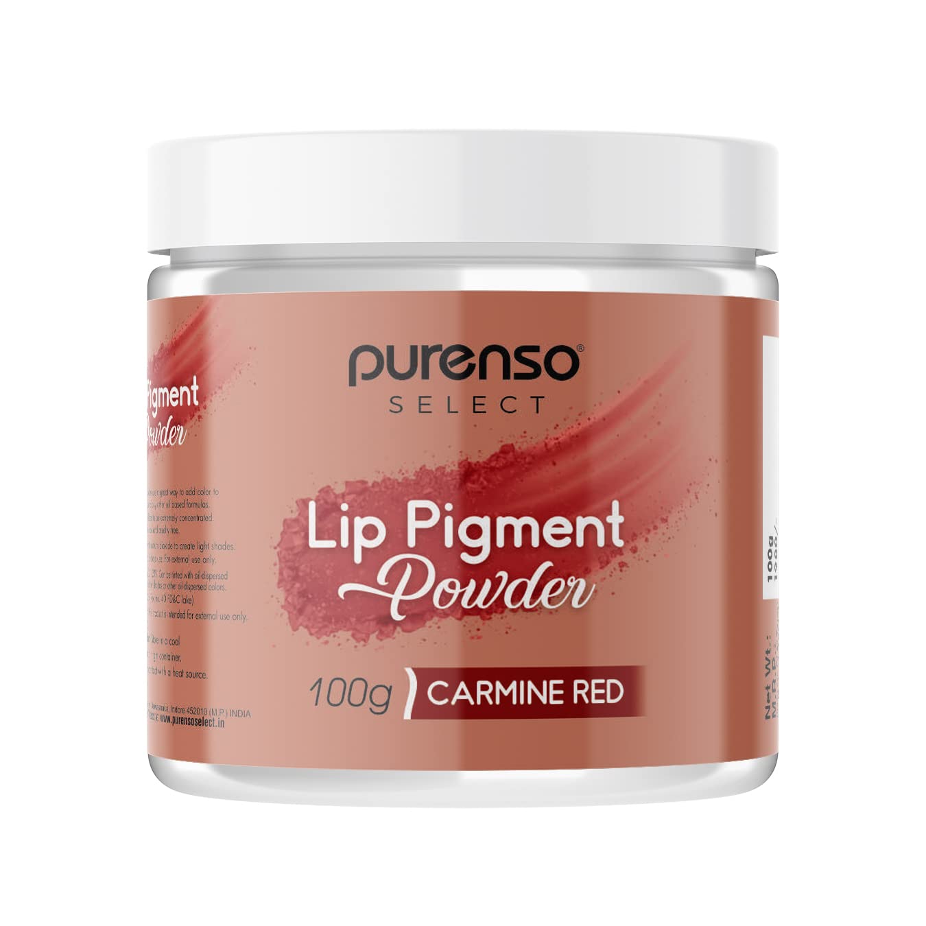 Buy Select Lip Pigment Powder Carmine Red (100g x 1 Jar) Online at