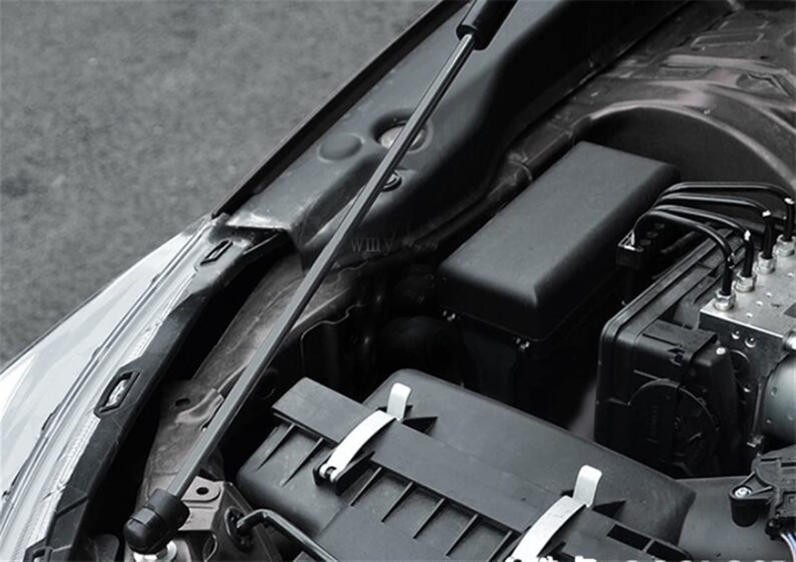 para Skoda para Rapid 2013-2020, Cubierta De Motor De Capó Delantero De Coche, Varilla Hidráulica, Resorte, Barra De Choque, Amortiguador