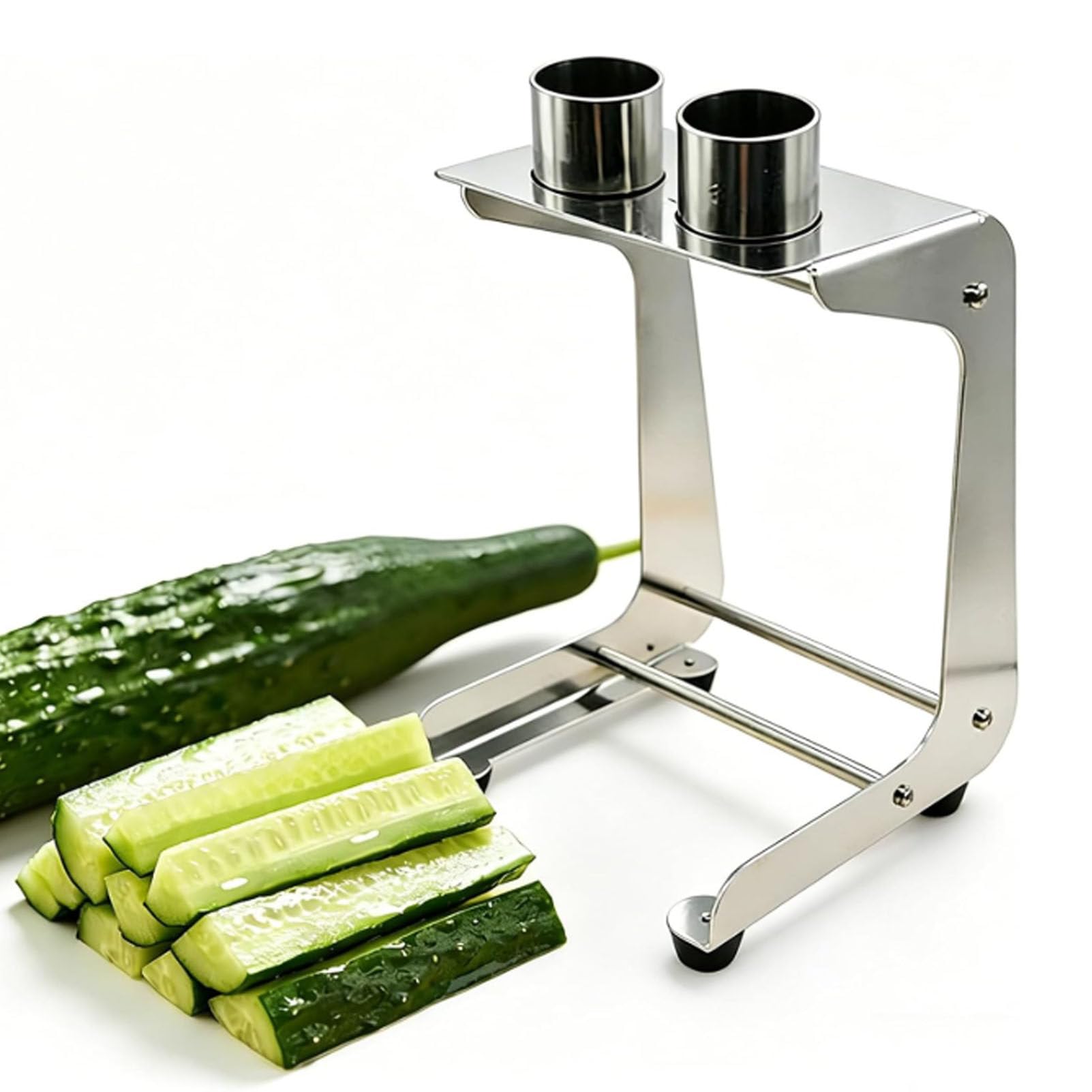 Práctica herramienta para rebanar zanahorias y pepinos, cortador manual