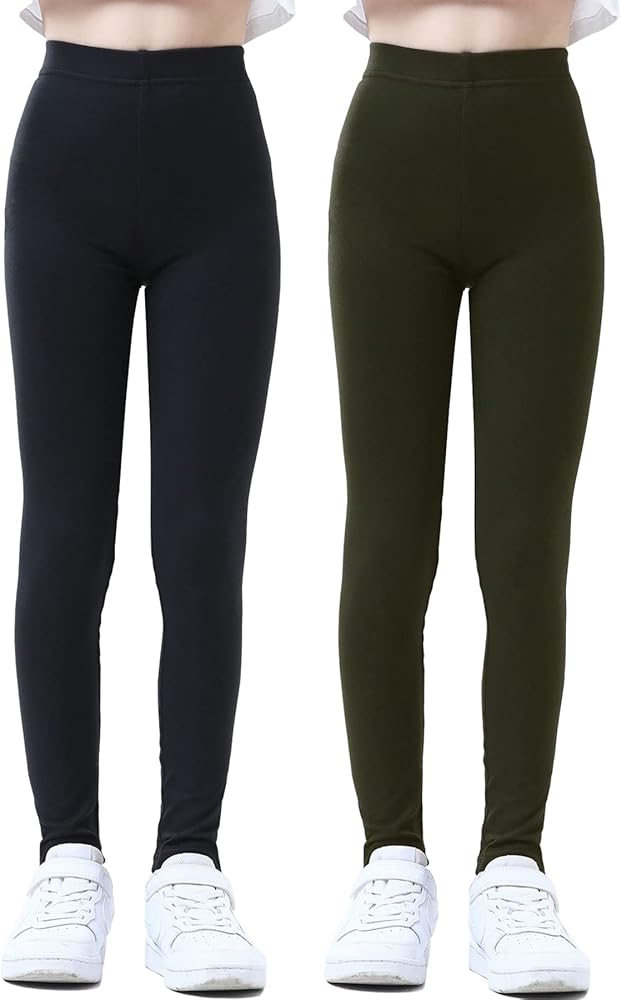 Amazon.com: HAJAKADAS-Y Girls Athletic Leggings Kids Soft Yoga