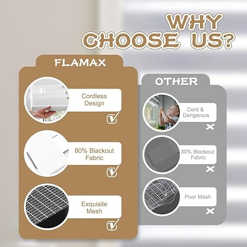 Miniatura 4 de Persianas de cebra sin cordones a juego con control de luz para día y noche, filtro de luz de privacidad de doble capa, persianas de cebra