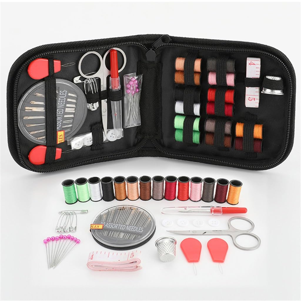 Kit de Costura Caja de Costura Juego de Costura para el hogar Juego de Caja de Costura 70 Juegos de Kit de Costura