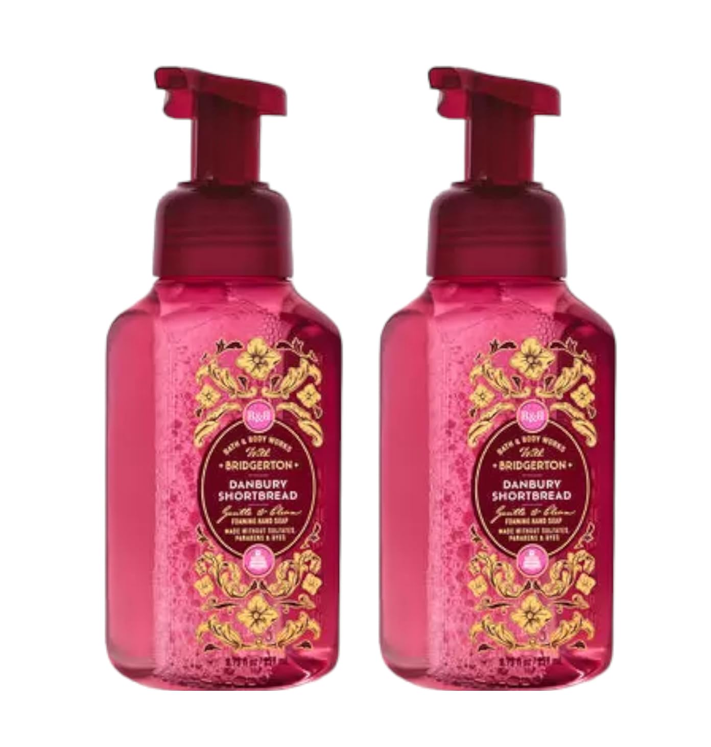 Bath and Body Works Gentle & Clean Foaming Hand Soap 8.75 Ounce 2-Pack (Danbury Shortbread)