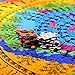 Bgraamiens Puzzle- Ancient Tribal Life -1000 Pieces Rich Color Round Mandala Puzzle Color Challenge Jigsaw Puzzles