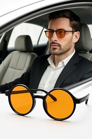 Transformacion Parlama Önleyici Gece Sürüş Görüş Gözlüğü Sis Far Işık Önleyici Anti-Fog Gözlük 722324