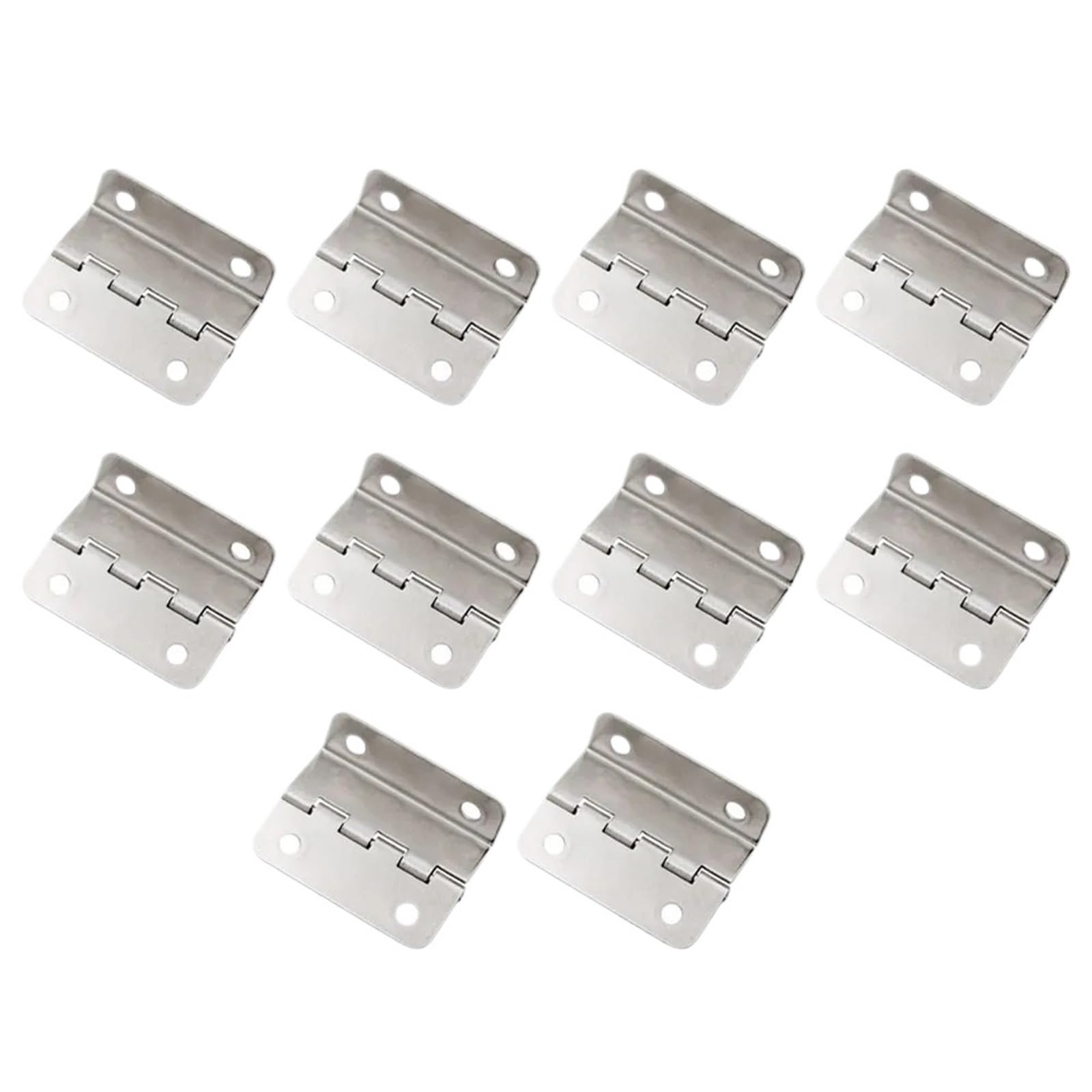 10pcs Furniture Hinge Wooden Box 4-Hole Hinge