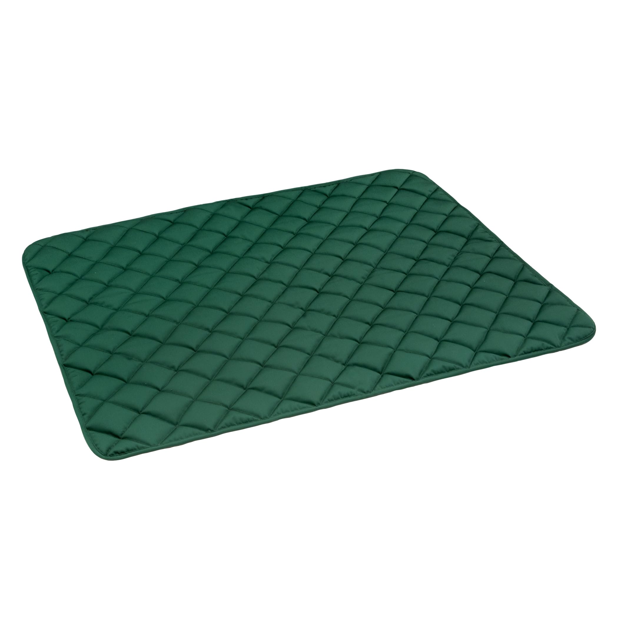 Doctor Bark Manta para perros de forro polar, reversible, mullida, resistente y lavable hasta 95 °C, para interiores y exteriores (100 x 80 cm, beige/verde)