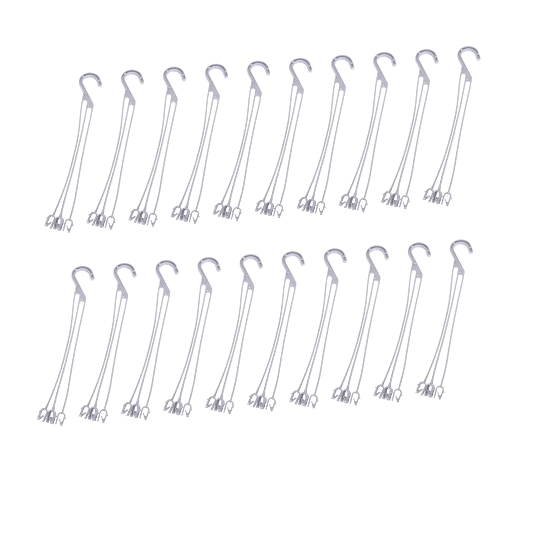 TOYANDONA Crochet pour Plante en Plastique 50 Pièces, Crochet Suspendre