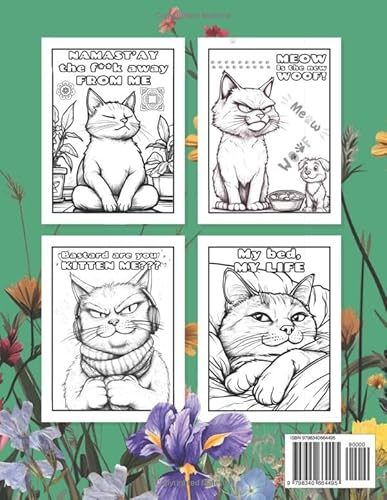 Independently Published Bimbi, Mary Swearing Cats: Adult Coloring Book For Cat Lovers With Sassy Cattitude thumb #1