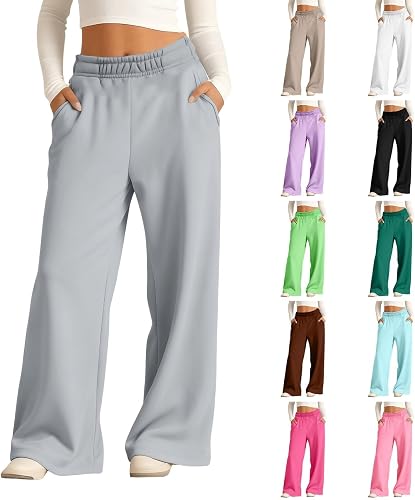 Girls Wide Leg Sweatpants Toddler Kids Cute Baggy Sweat Pants Teens Uniform Over