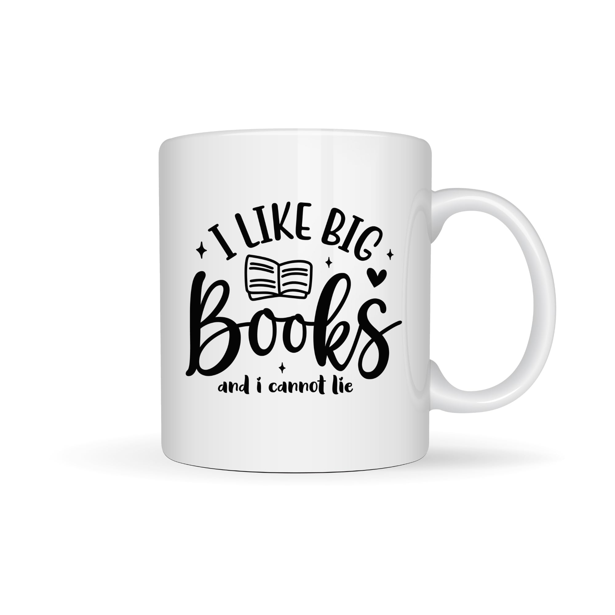 Book Mug Bookish Reading Lover Bookworm Birthday Gift Funny I Like Big Books Slogan