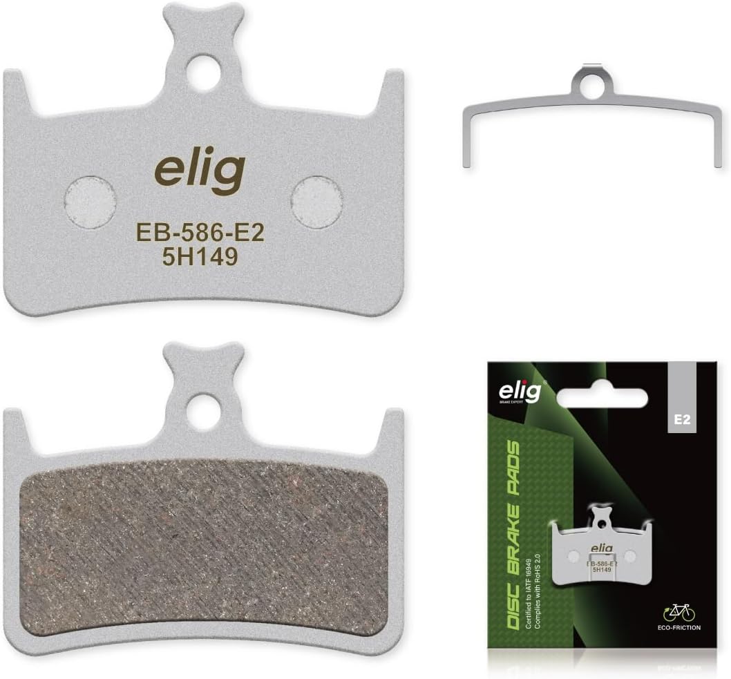 ELIG Bike Disc Brake Pads Compatible with Hope Tech E4, Race Evo E4, Mono M4, RX4-SH, RX4+｜MTB/eMTB/Downhill/Trail/Cross Country(XC)/All Mountain/Racing