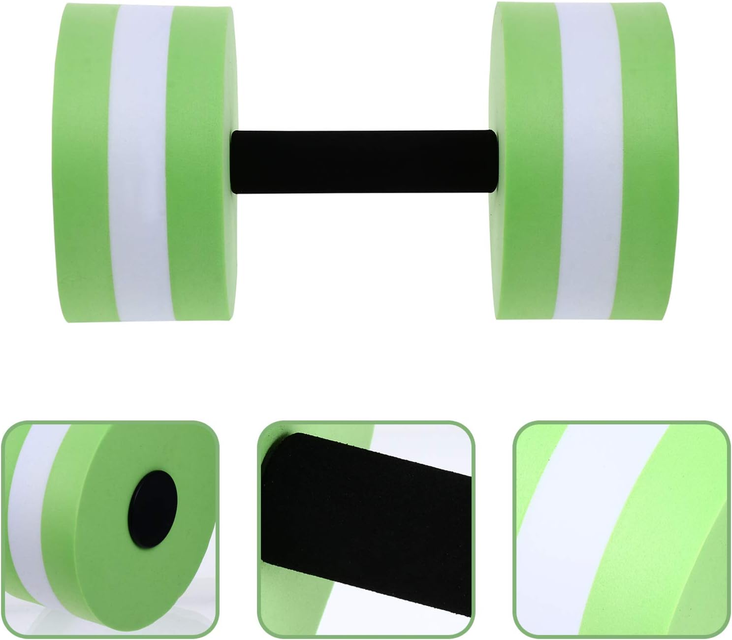 Toddmomy Foam Dumbbell Set Water Weight Aquatic Exercise Dumbells Aqua Fitness Barbells Fitness Exercise Equipments for Water Aerobics Kids Women - Image 4